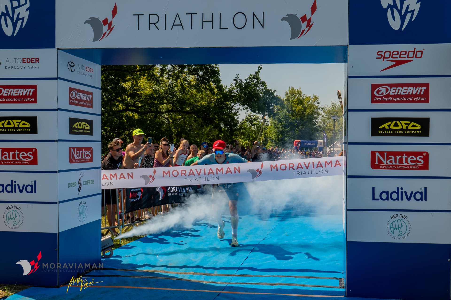 Protnutí pásky v cíli